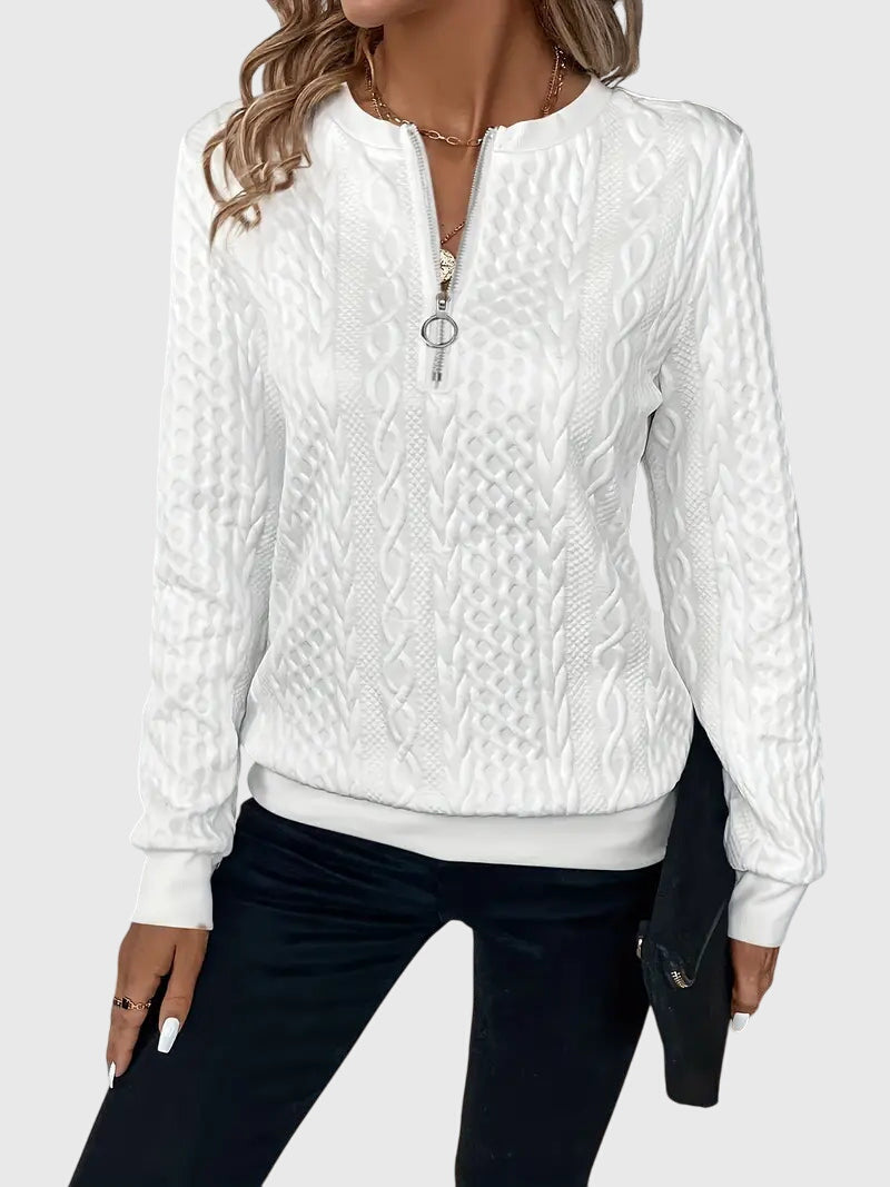 Sweater with Zipper