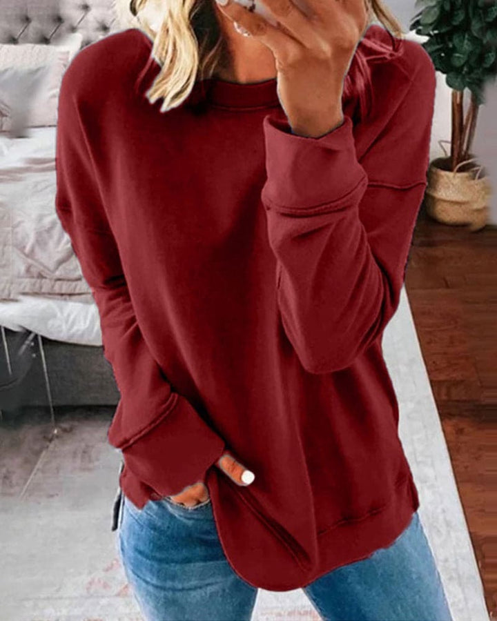 Effortless Style with Solid Color Sweater