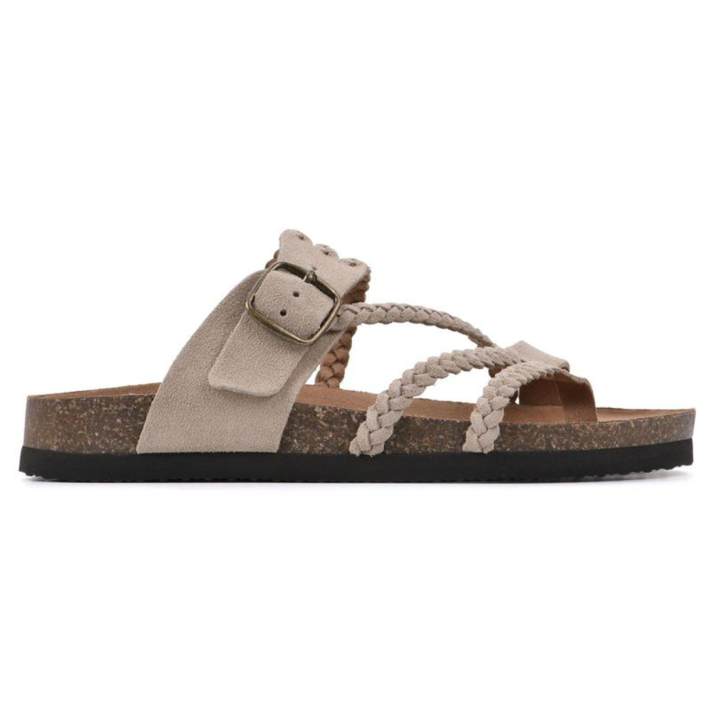 Harriet™ | Braided Cork Sandals