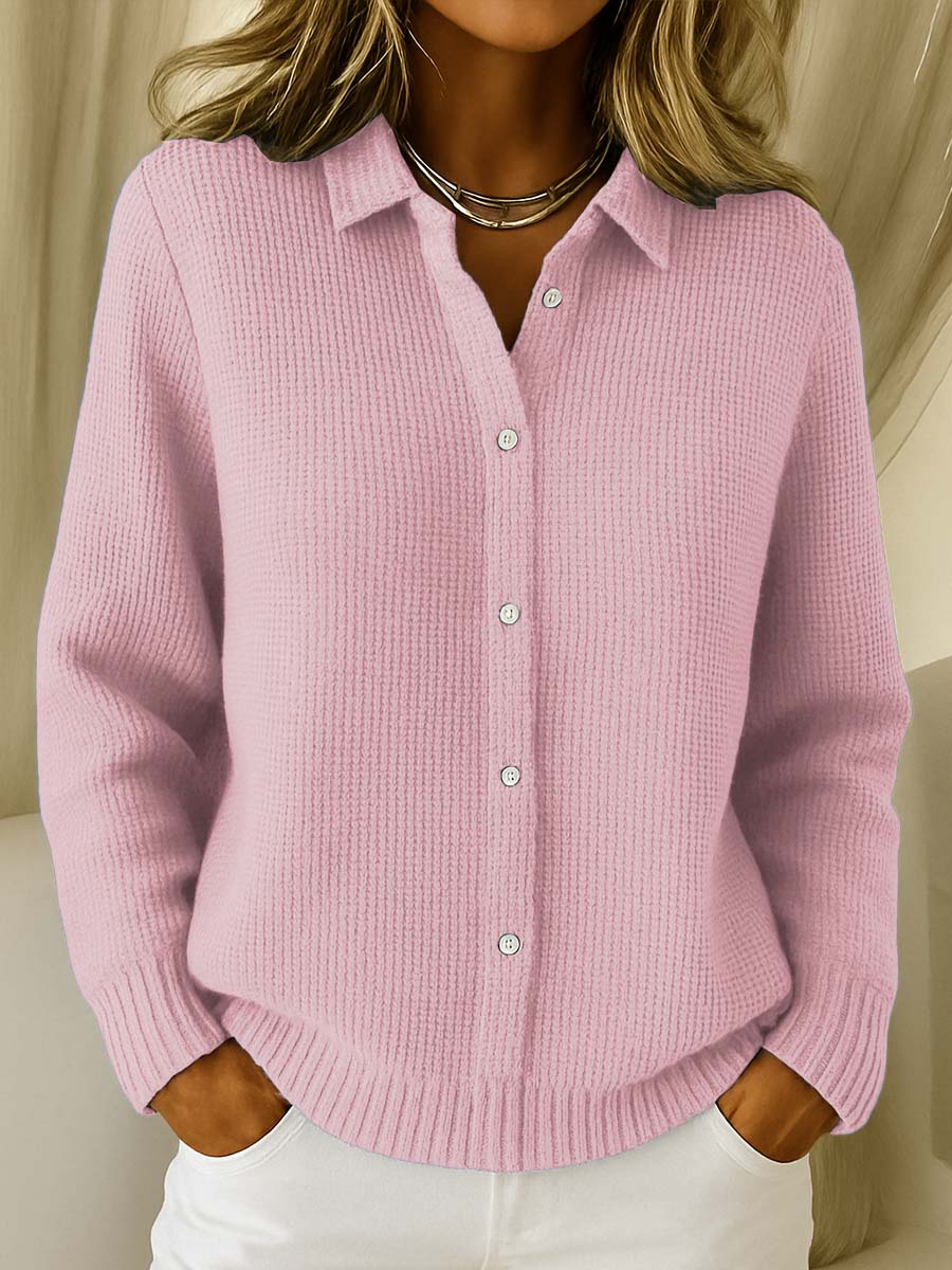 Katie | Knitted Button Cardigan