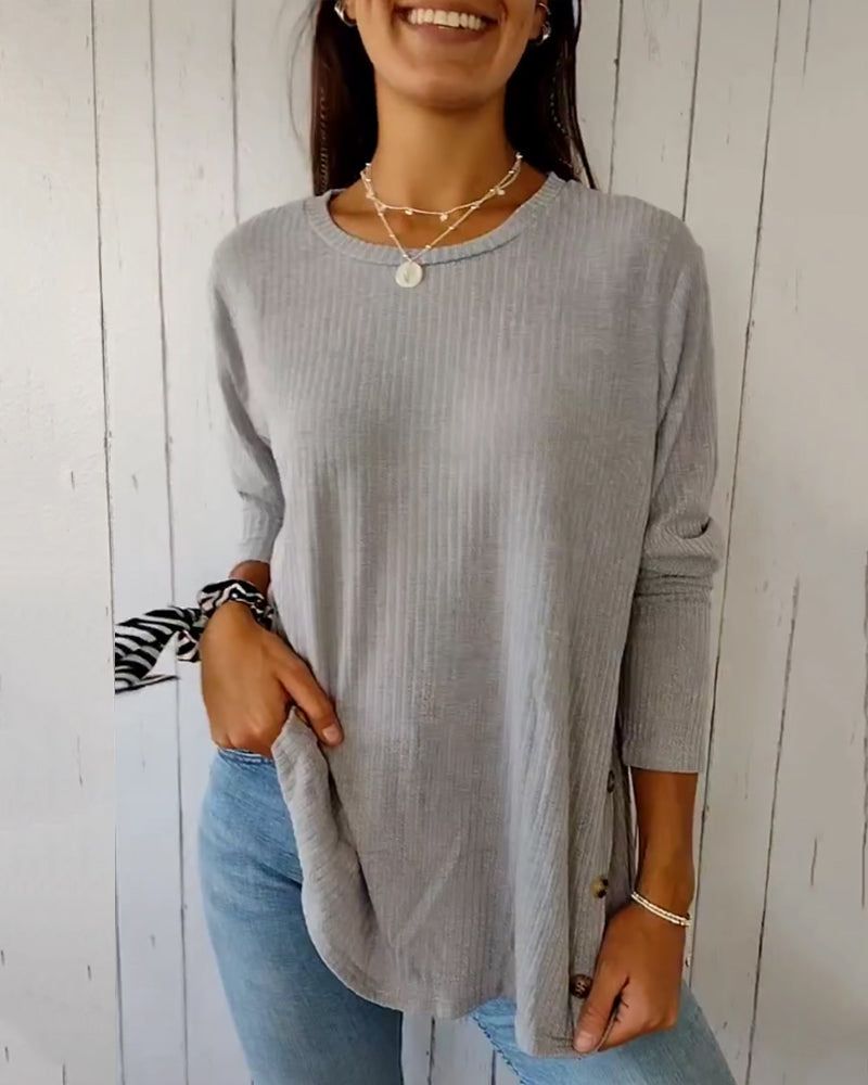 COMFORTABLE CREWNECK TOP