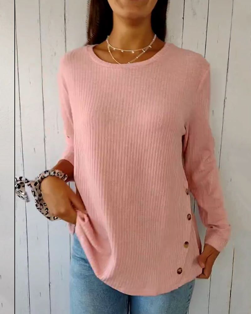 COMFORTABLE CREWNECK TOP