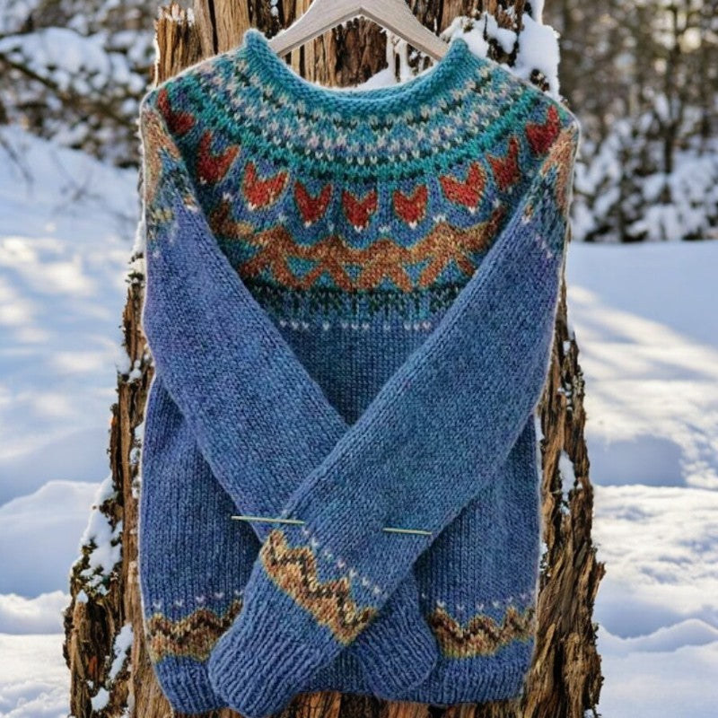 Elegant Vintage Crew Neck Vest