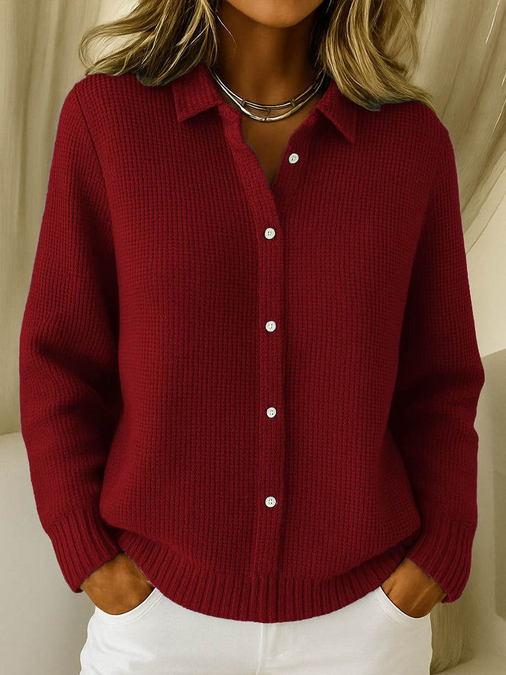 Katie | Knitted Button Cardigan