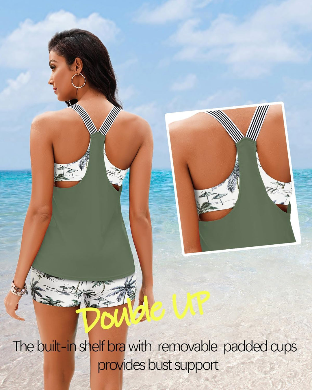 Waveside Two-Piece Tankini