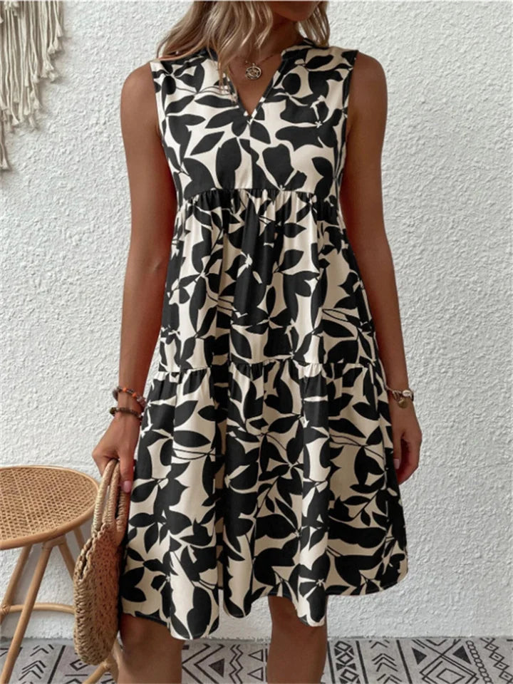 TASHA | FLOWY MIDI DRESS THAT BLOOMS