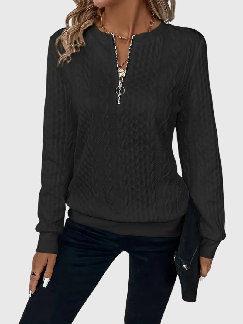 Sweater with Zipper