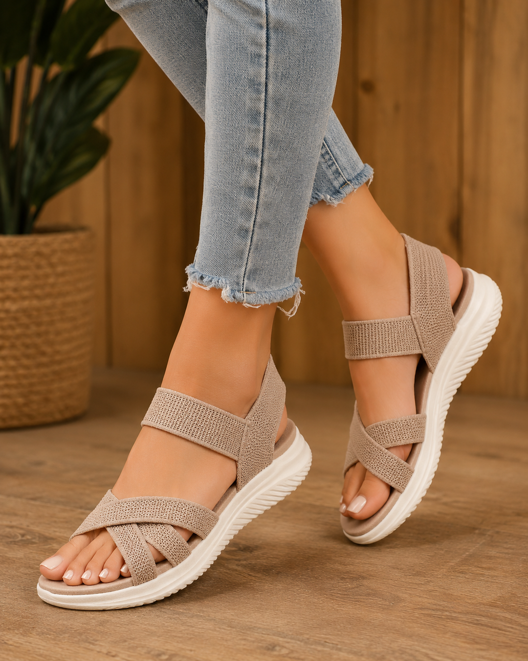 Lucia - Ultra Flex knitted sandals