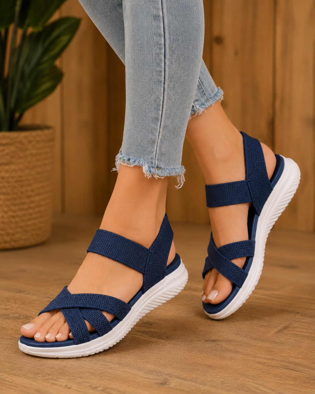 Lucia - Ultra Flex knitted sandals