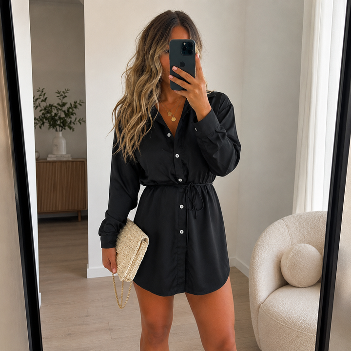 Women's Shirt Dress - Short Length