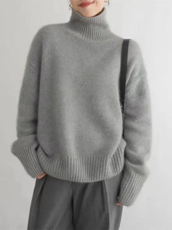 Elegant Soft Turtleneck Sweater