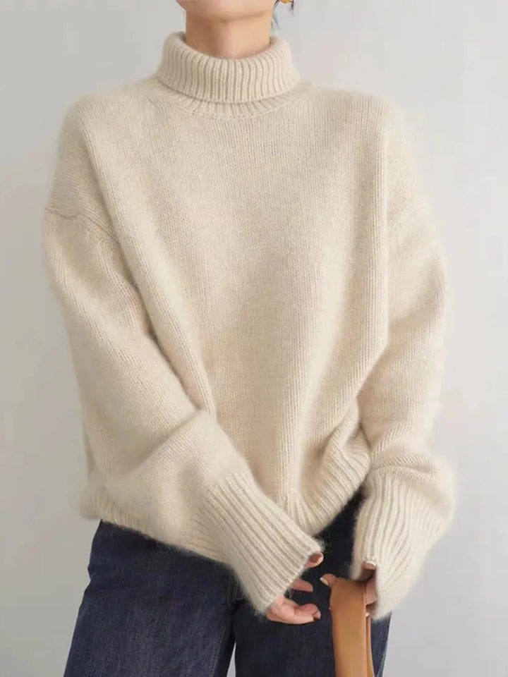 High cashmere collar