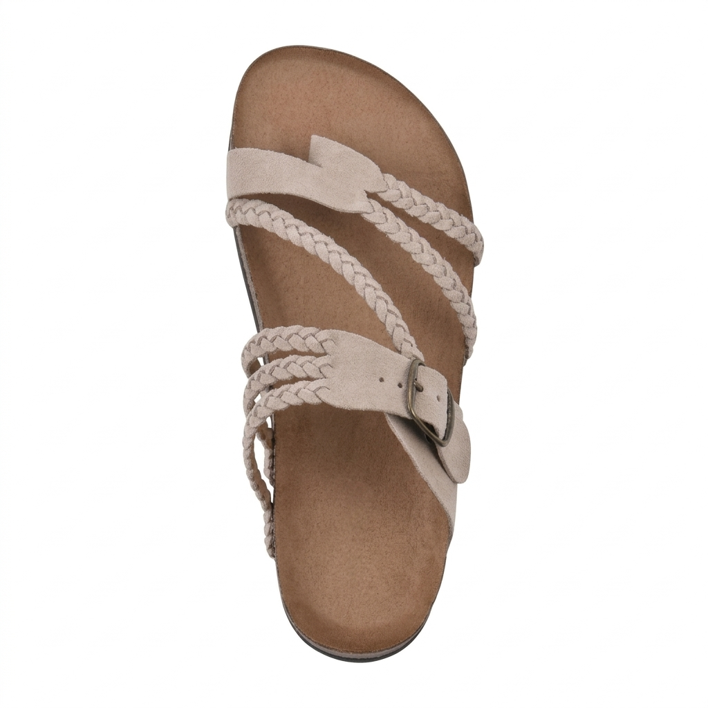 Harriet™ | Braided Cork Sandals