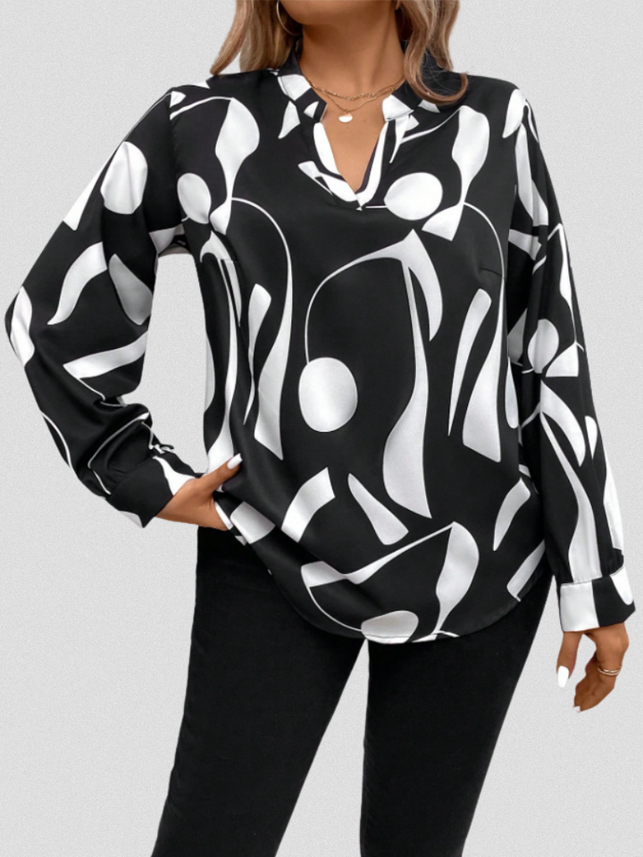 SATIN LOOK BLOUSE