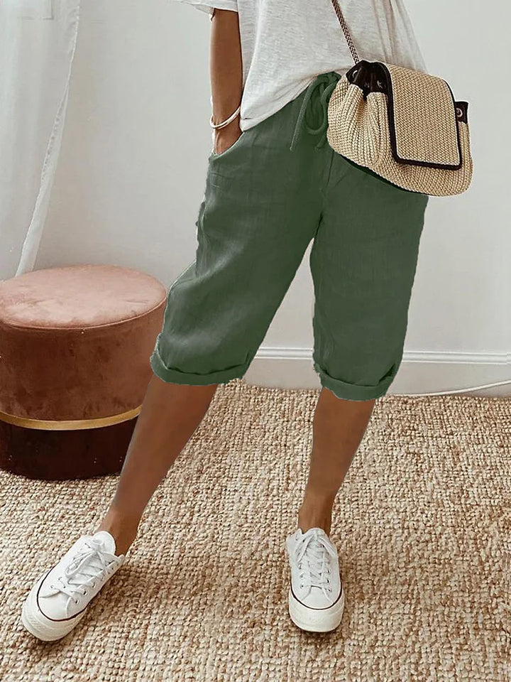 Jada | Cotton Linen Women's Shorts