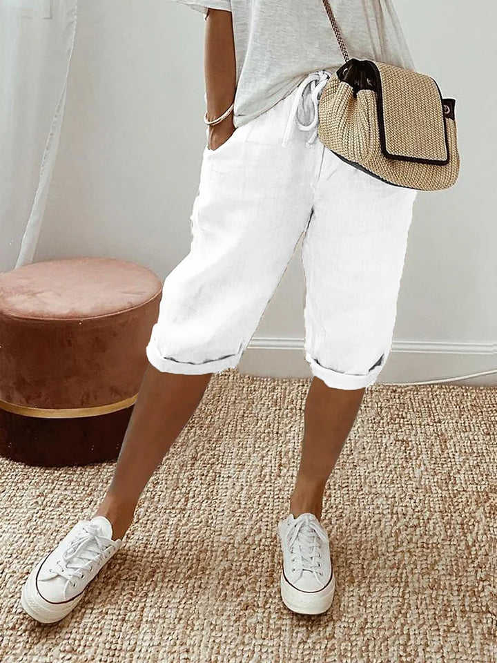 Jada | Cotton Linen Women's Shorts