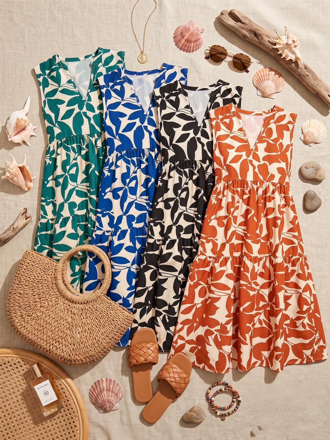TASHA | FLOWY MIDI DRESS THAT BLOOMS