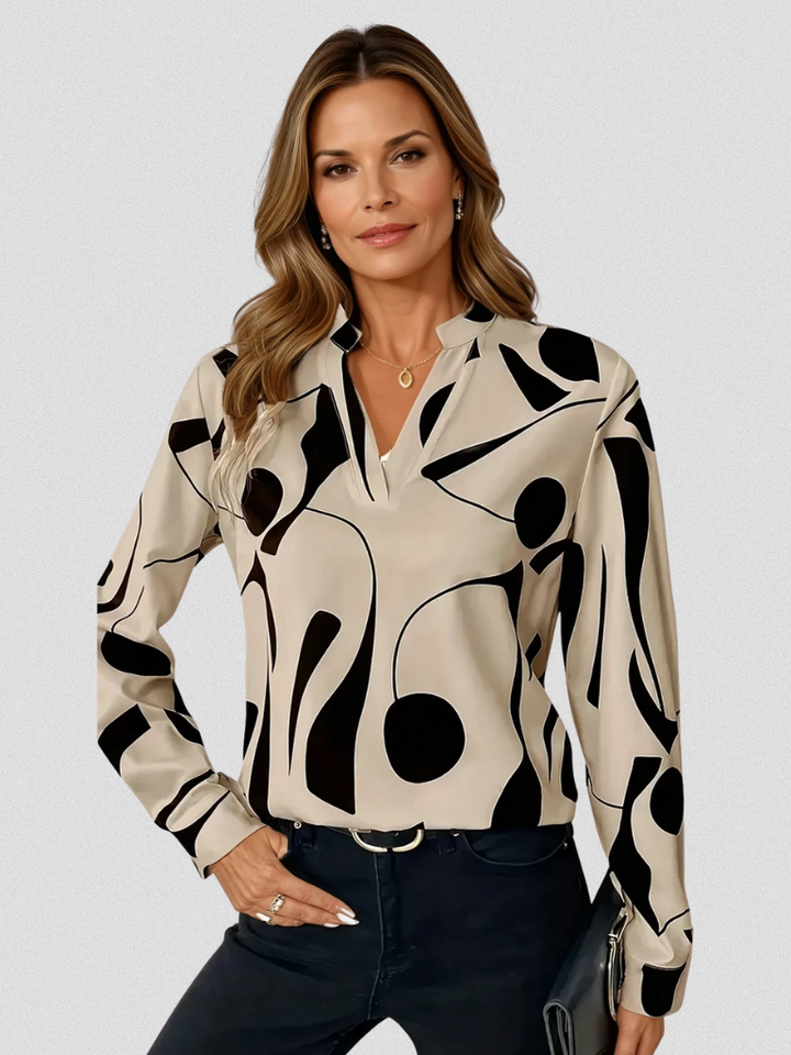 SATIN LOOK BLOUSE