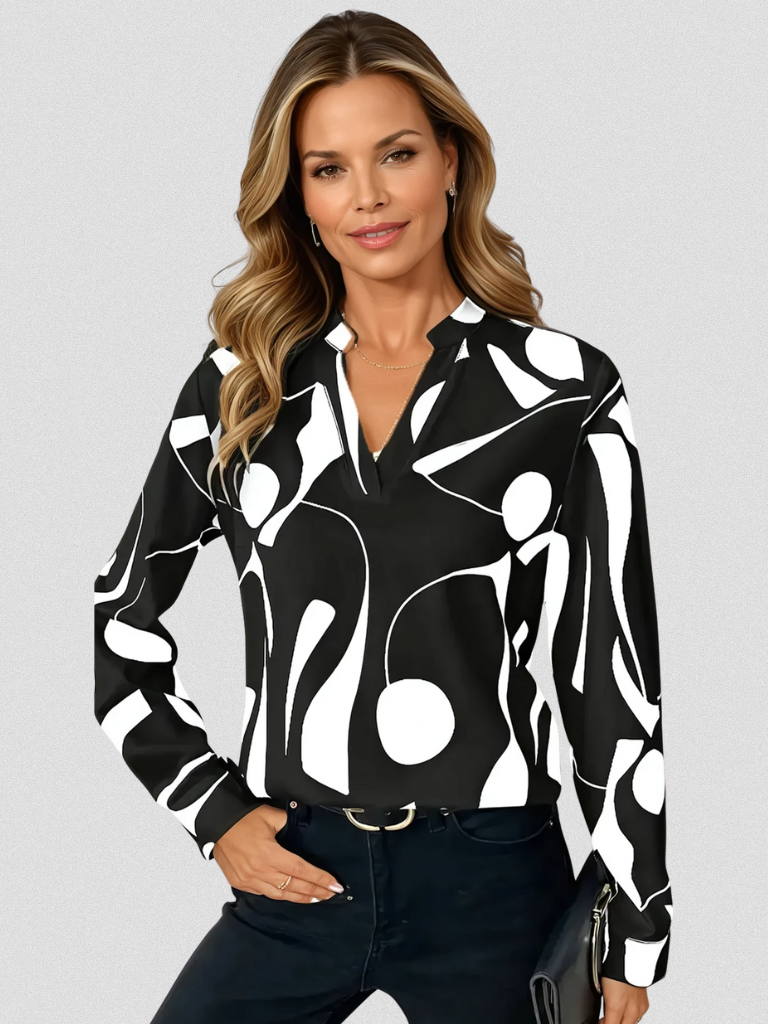 SATIN LOOK BLOUSE