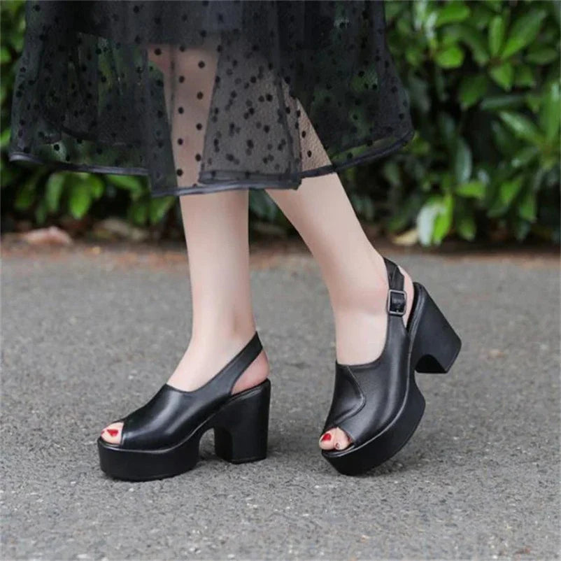 Alessandra | Elegant Platform Sandals