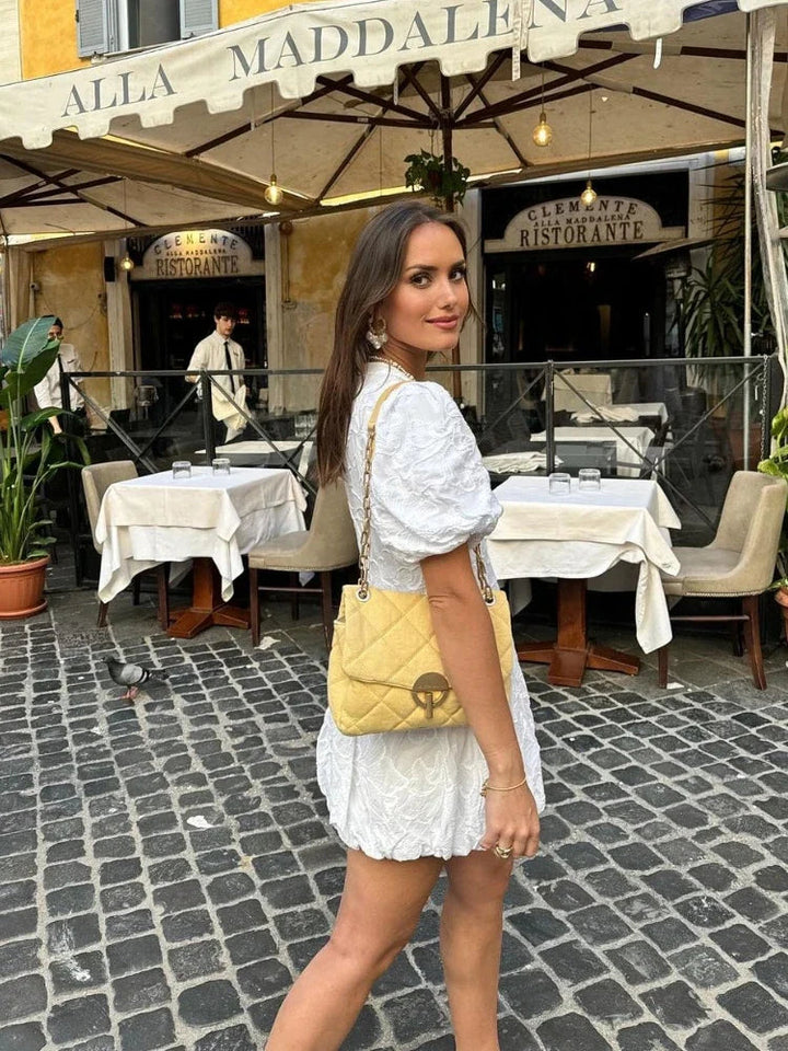 Puff Mini Dress