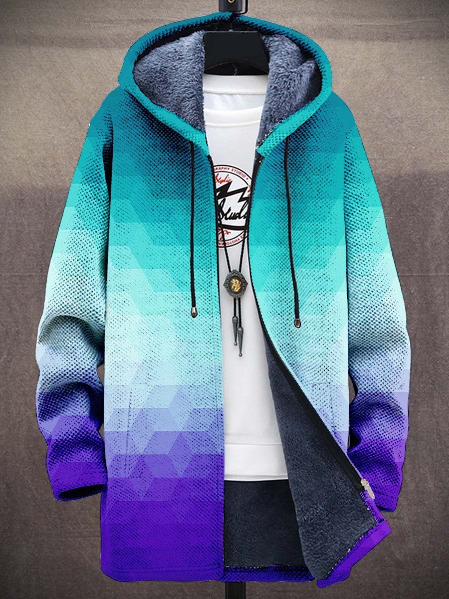 Luxury cardigan inspired by art