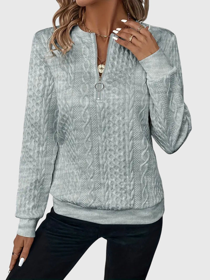 Sweater with Zipper