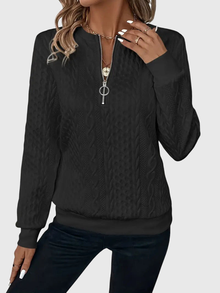 Sweater with Zipper