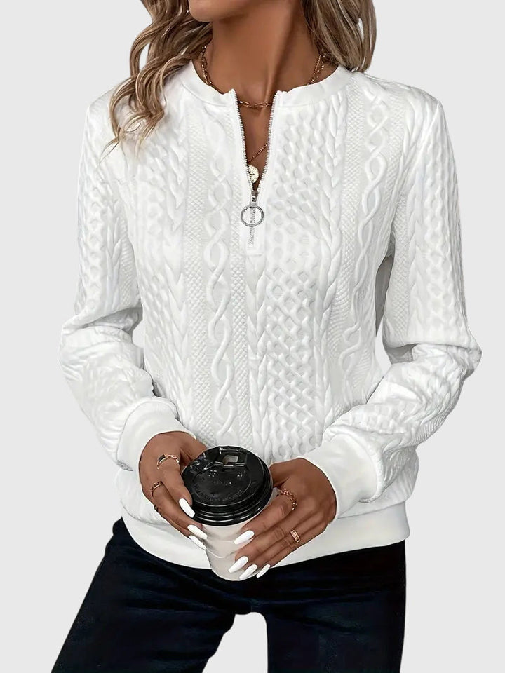 Sweater with Zipper