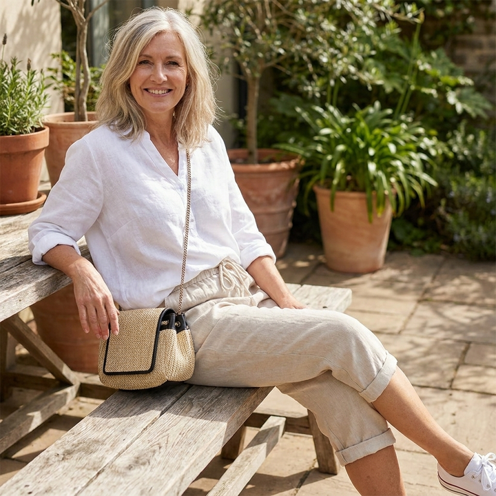 Jada | Cotton Linen Women's Shorts