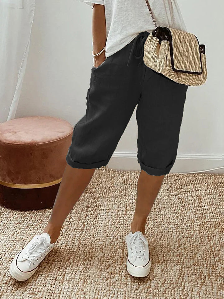 Jada | Cotton Linen Women's Shorts