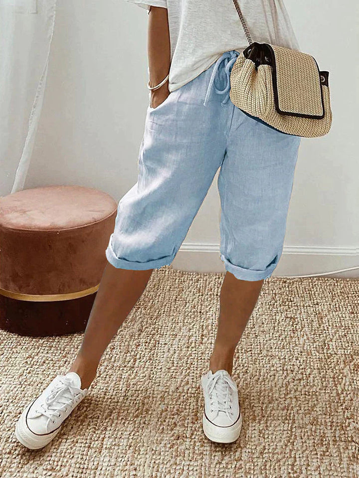 Jada | Cotton Linen Women's Shorts