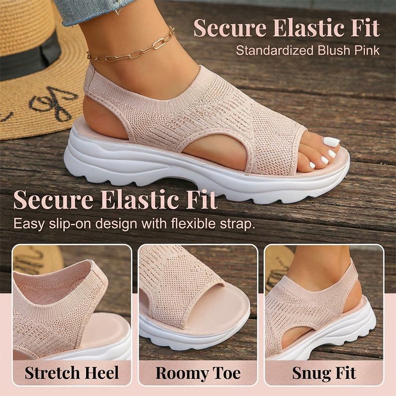 Women’s Breathable Mesh Platform Sandals