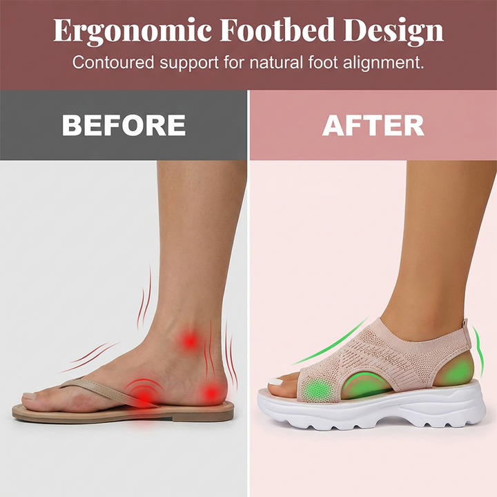 Women’s Breathable Mesh Platform Sandals