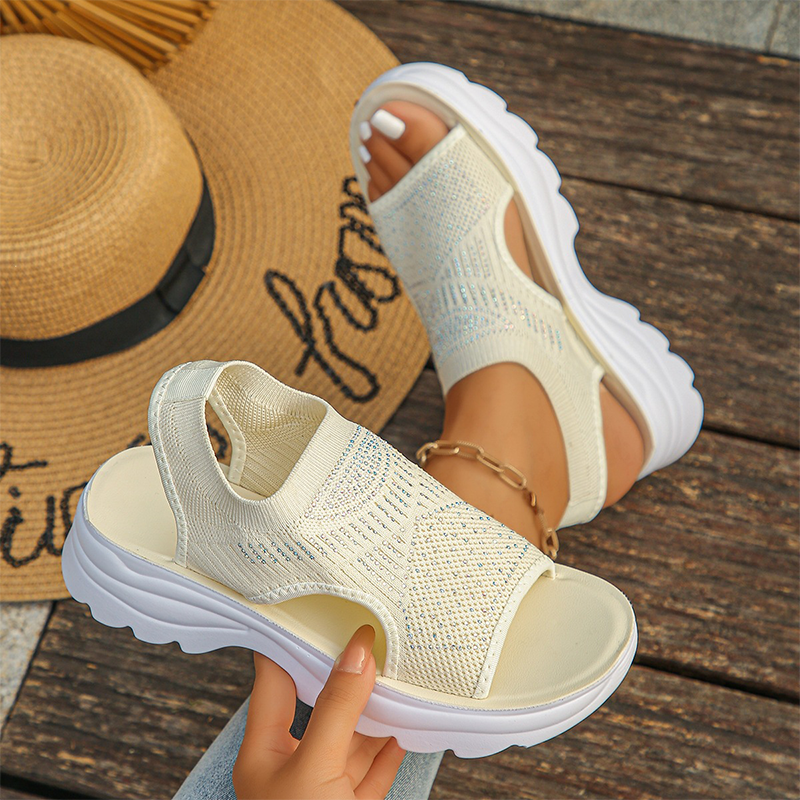 Women’s Breathable Mesh Platform Sandals
