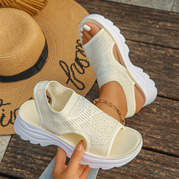 Women’s Breathable Mesh Platform Sandals