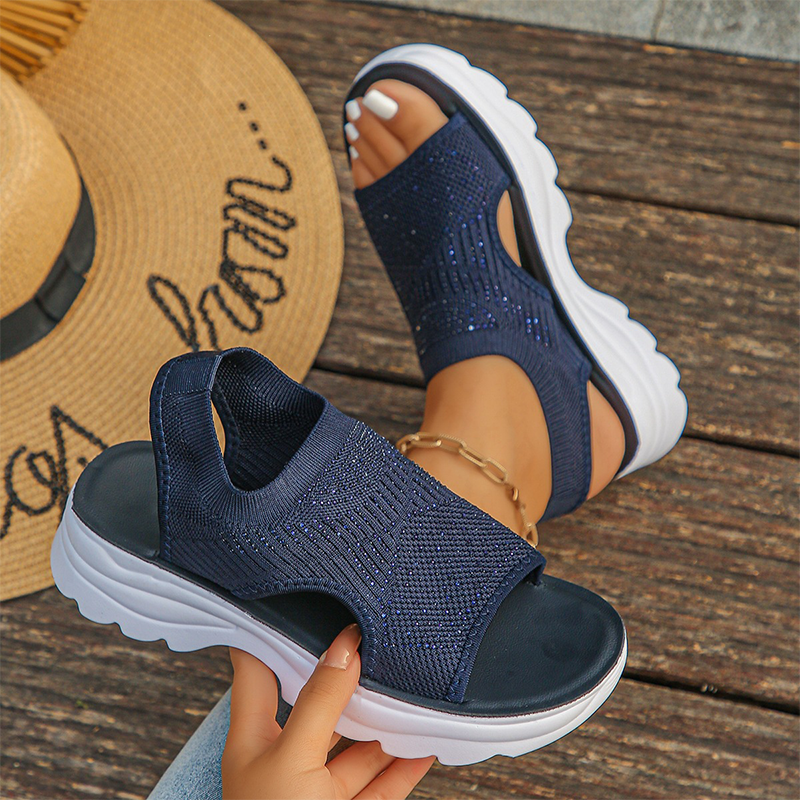 Women’s Breathable Mesh Platform Sandals