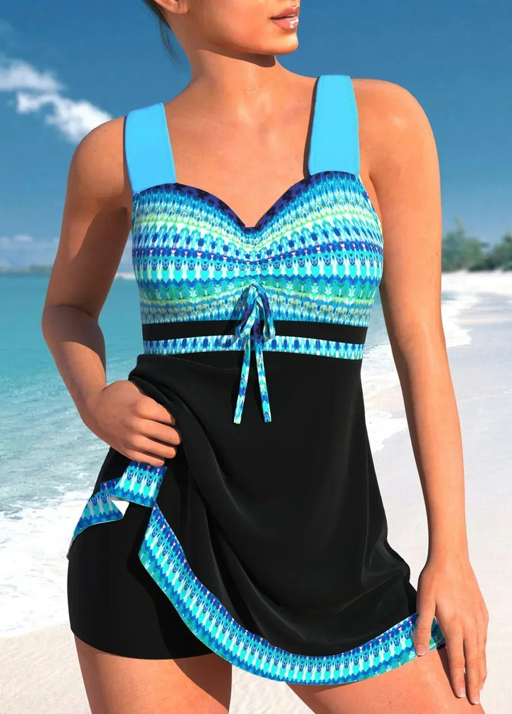Lizzy | Swim Dress with Tummy Covering Skirt